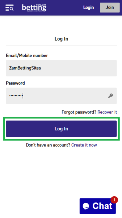 Moors World of Sport login Zambia